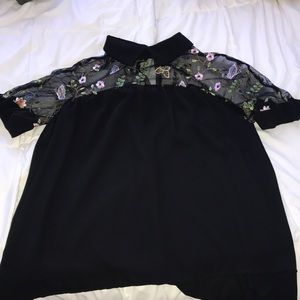 Peter Pan collar top